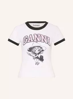 Футболка Ganni, белый