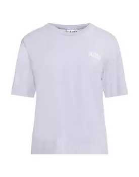 Футболка Ganni, лаймово-зеленый