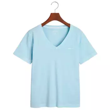 Футболка Gant 4200867 short sleeve v neck, синий