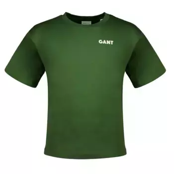 Футболка Gant Back Logo Graphic, зеленый