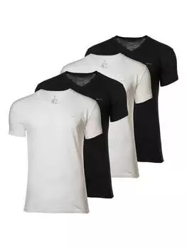 Футболка Gant, черный/белый