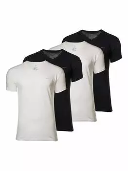 Футболка Gant, черный/белый