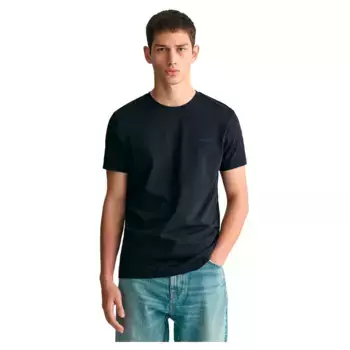 Футболка Gant Contrast Logo, черный