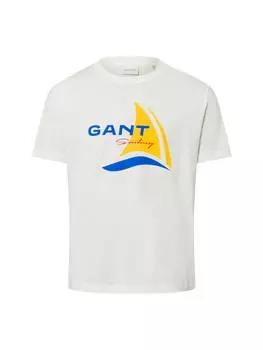 Футболка Gant, цвет ecru blau