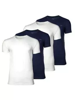 Футболка Gant, цвет marineblau/wei