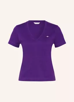 Футболка Gant, фиолетовый