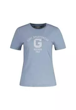 Футболка Gant, голубой