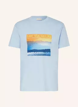 Футболка Gant, голубой