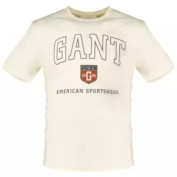 Футболка Gant Graphic, бежевый