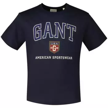 Футболка Gant Graphic, синий