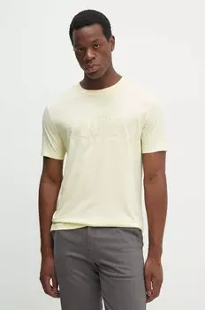 Футболка Gant из хлопка, желтый