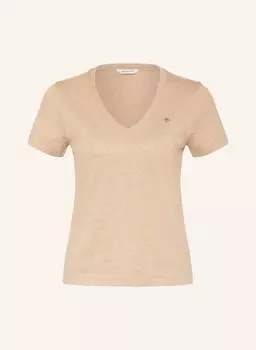 Футболка Gant, коричневый