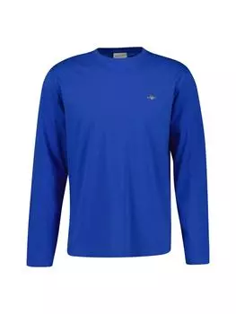 Футболка Gant Longsleeve 1er Pack, цвет Blau (Lapis)