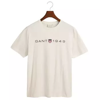 Футболка Gant Printed Graphic, бежевый