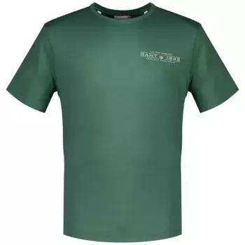 Футболка Gant Printed Graphic, зеленый