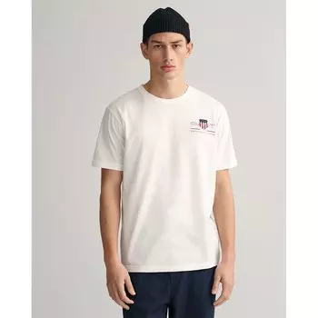 Футболка Gant Reg Archive Shield Emb, белый