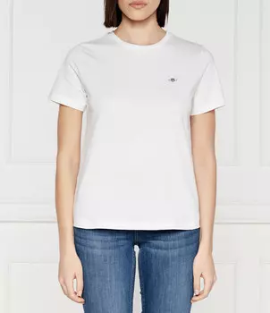 Футболка Gant REG SHIELD Regular Fit, белый