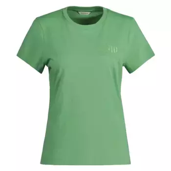 Футболка Gant Reg Tonal Shield, зеленый
