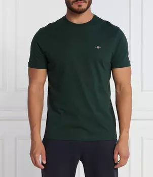 Футболка Gant Regular Fit, цвет verde bottiglia
