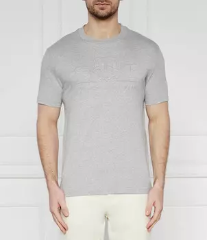Футболка Gant Regular Fit, серый