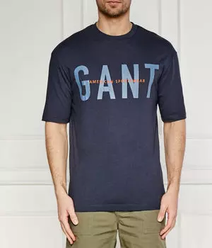 Футболка Gant Regular Fit, синий