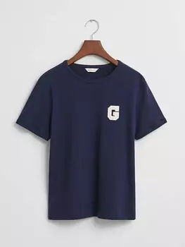 Футболка Gant Shirt, темно-синий
