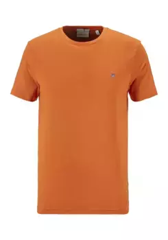 Футболка Gant "SLIM SHIELD SS T-SHIRT", с вышитым логотипом на груди, цвет Pumkin Orange