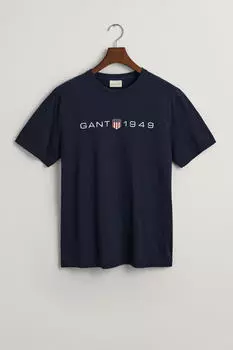 Футболка Gant, темно-синий