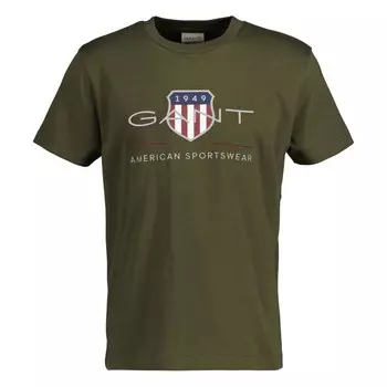 Футболка Gant, зеленый