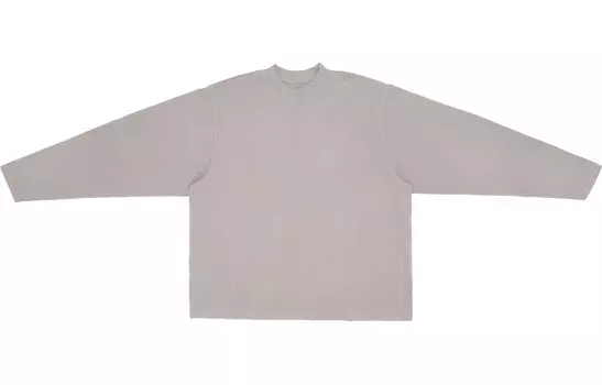 Футболка GAP Co-brand, унисекс, серо-коричневый Yeezy, коричневый