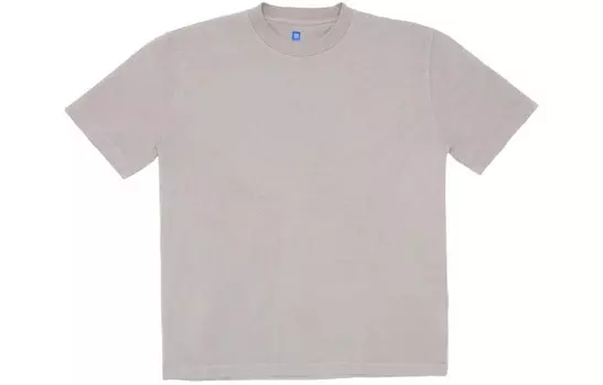 Футболка GAP Co-brand, унисекс, серо-коричневый Yeezy, коричневый