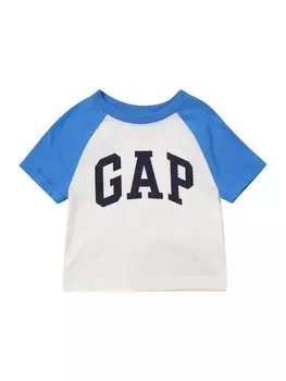 Футболка GAP, цвет marine blue/Azure/White