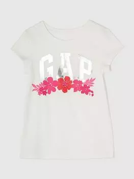Футболка GAP, цвет wei/pink