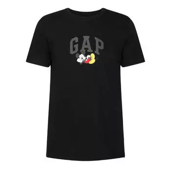 Футболка Gap Disney Logo Unisex, черный
