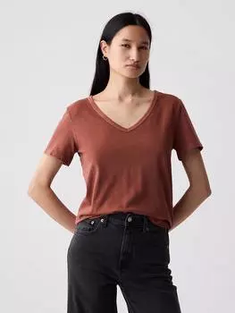 Футболка GAP, коричневый