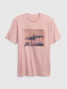 Футболка Gap, розовый