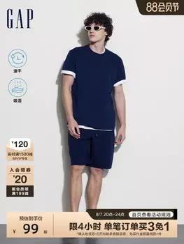 Футболка Gap с подкладкой, белый