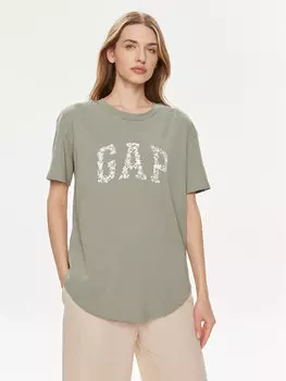 Футболка Gap, зеленый