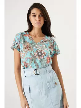 Футболка Garcia, бирюзовый