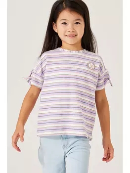 Футболка Garcia, цвет Flieder/Creme/Apricot