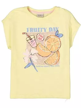 Футболка Garcia, цвет soft lemon