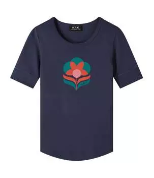 Футболка Gardnia A.P.C., темно-синий