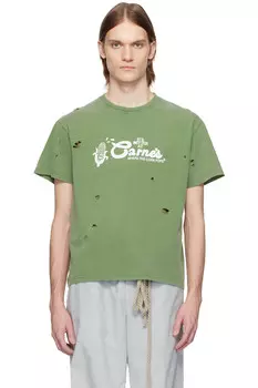 Футболка "Где кукуруза лопается" Carne Bollente, цвет off-green