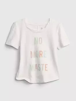 Футболка gen с хорошим рисунком Gap, белый