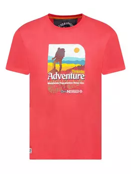 Футболка Geographical Norway J Trek, красный