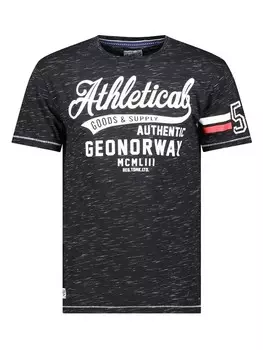 Футболка Geographical Norway Jortlab, черный