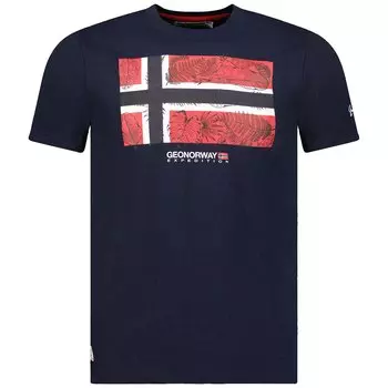Футболка Geographical Norway Jpalm, синий