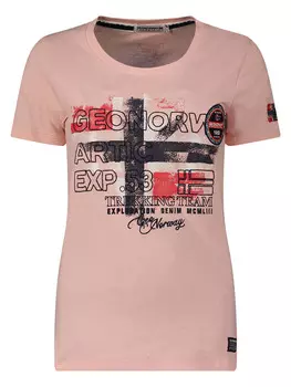 Футболка Geographical Norway, розовый