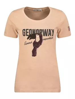 Футболка Geographical Norway, розовый