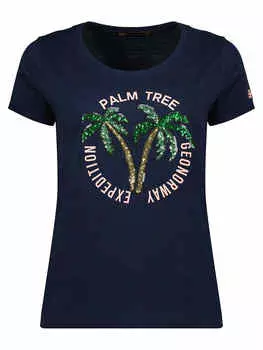 Футболка Geographical Norway, темно-синий